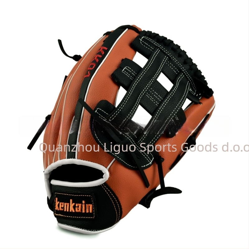 Baseball rukavica za lijevu ruku, keiken PVC, podrijetlo Kina, prilagodljiv logotip, pogodna za softball