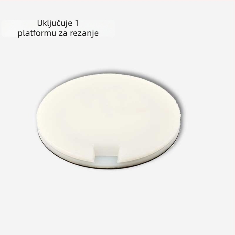 Platforma za rezanje gume za stolni tenis – DIY alat s nožem i okretna ploča PA66, brend MRAZ