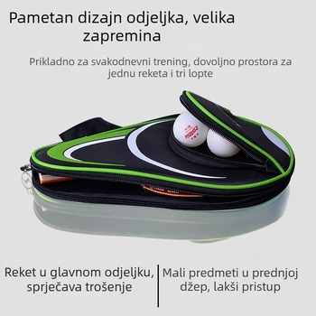 Torba za stolni tenis – velika kapaciteta, oblik dinje, Oxford tkanina, Beautiful Lion