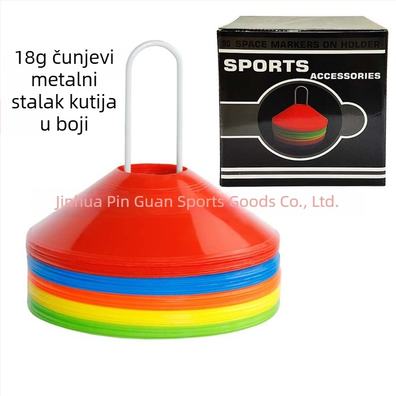 Set od 50 diskova s logom za nogometnu obuku