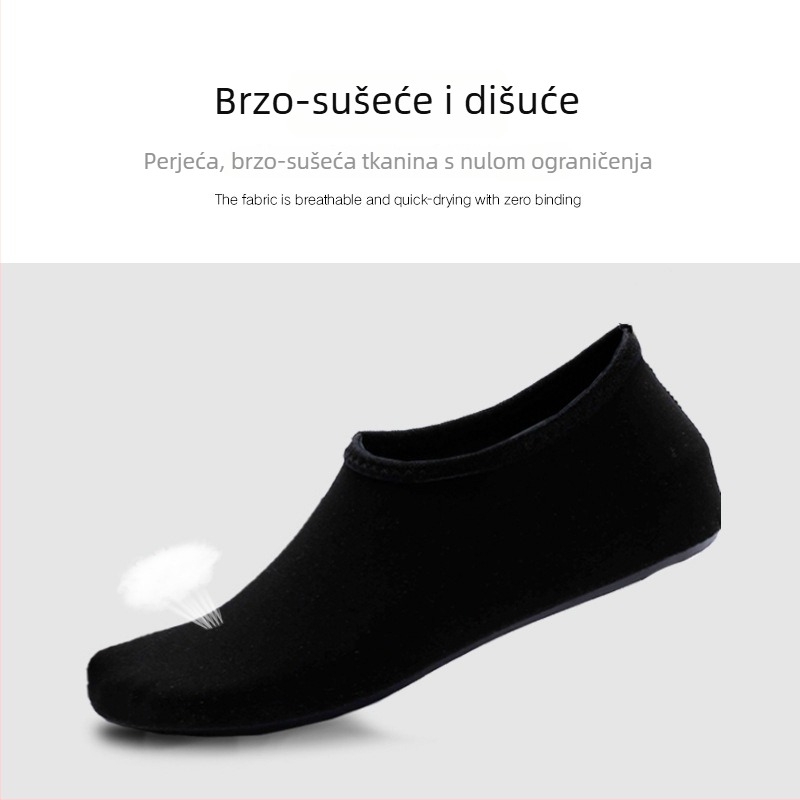 Potapljačke čarape – najlonski materijal; Marka luckyfish; Licencirana privatna oznaka: Da