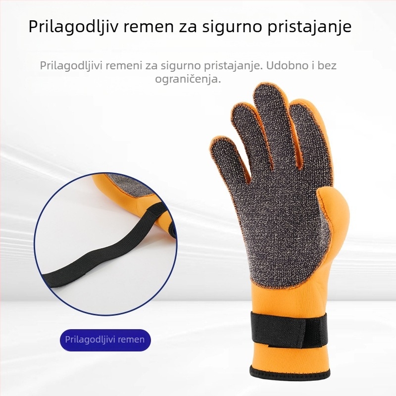 3 mm silikonske rukavice za ronjenje – unisex, protuklizne, otporne na habanje, UV zaštita, za ronjenje, plivanje i surfanje