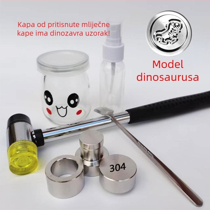 Ručna presa za sir s kalupom za kućnu upotrebu – 304 nehrđajući čelik, moderni minimalistički stil, stroj za proizvodnju sirnog praha