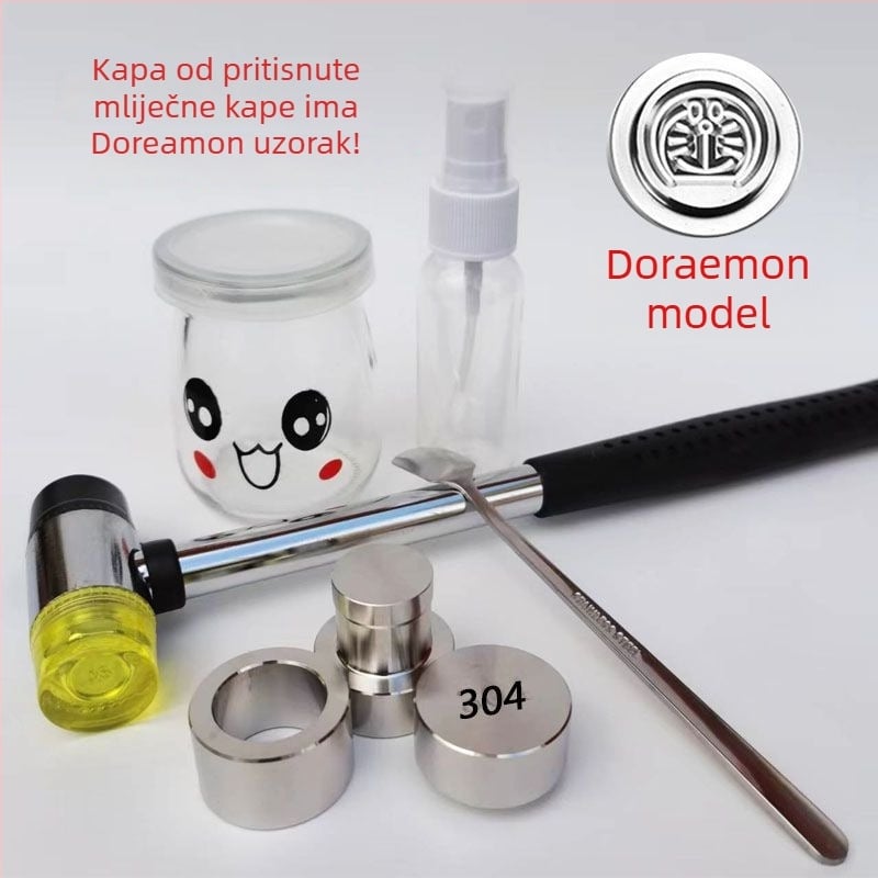 Ručna presa za sir s kalupom za kućnu upotrebu – 304 nehrđajući čelik, moderni minimalistički stil, stroj za proizvodnju sirnog praha