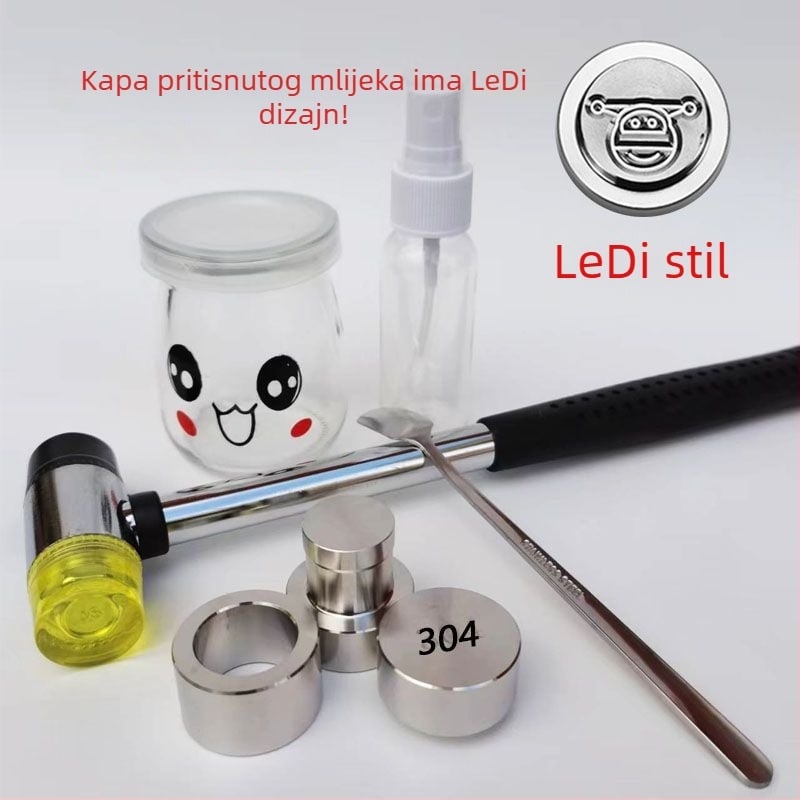 Ručna presa za sir s kalupom za kućnu upotrebu – 304 nehrđajući čelik, moderni minimalistički stil, stroj za proizvodnju sirnog praha