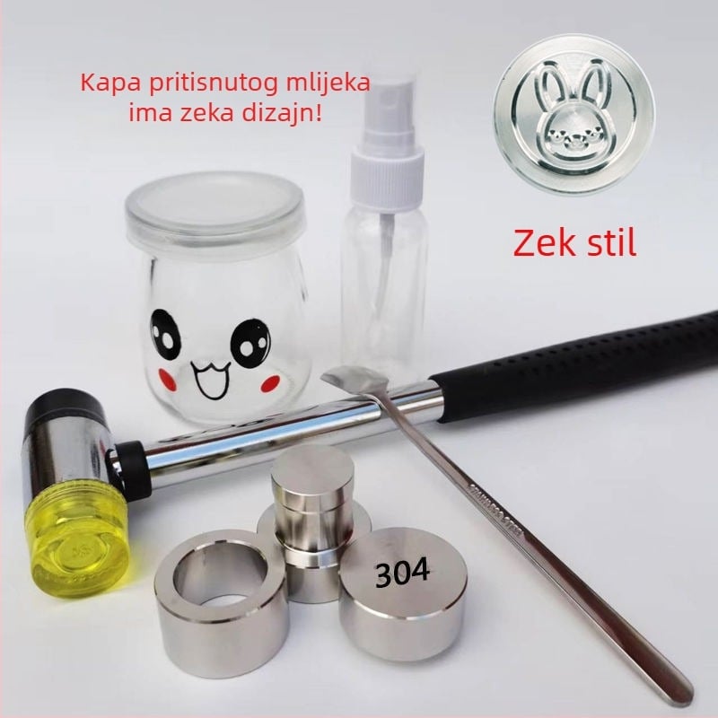 Ručna presa za sir s kalupom za kućnu upotrebu – 304 nehrđajući čelik, moderni minimalistički stil, stroj za proizvodnju sirnog praha