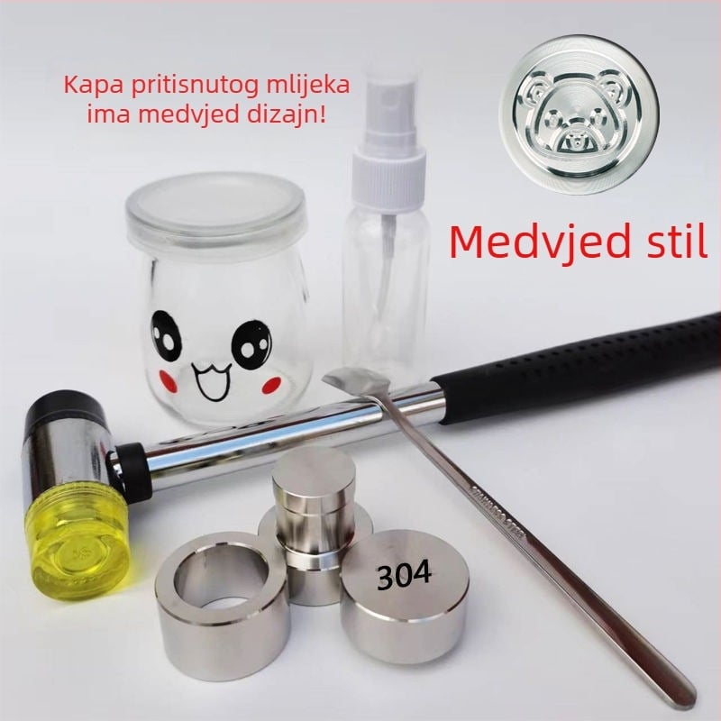 Ručna presa za sir s kalupom za kućnu upotrebu – 304 nehrđajući čelik, moderni minimalistički stil, stroj za proizvodnju sirnog praha