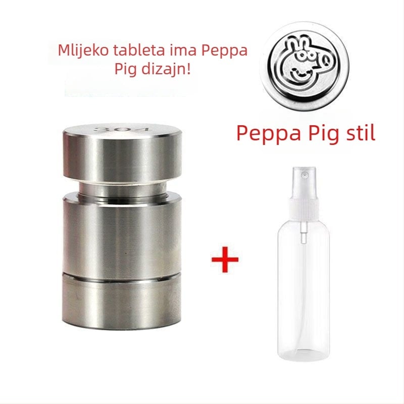 Ručna presa za sir s kalupom za kućnu upotrebu – 304 nehrđajući čelik, moderni minimalistički stil, stroj za proizvodnju sirnog praha