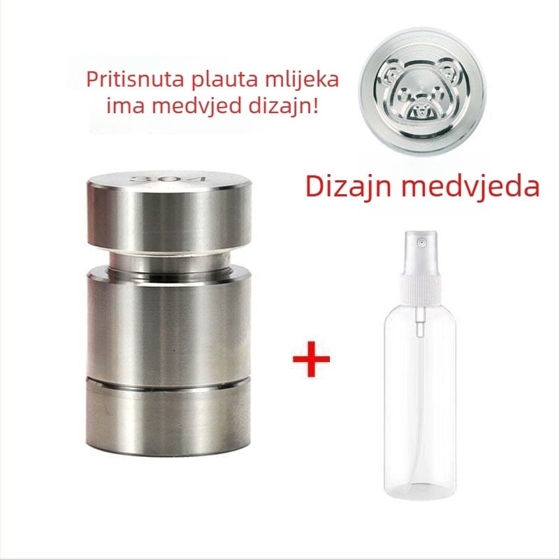 Ručna presa za sir s kalupom za kućnu upotrebu – 304 nehrđajući čelik, moderni minimalistički stil, stroj za proizvodnju sirnog praha