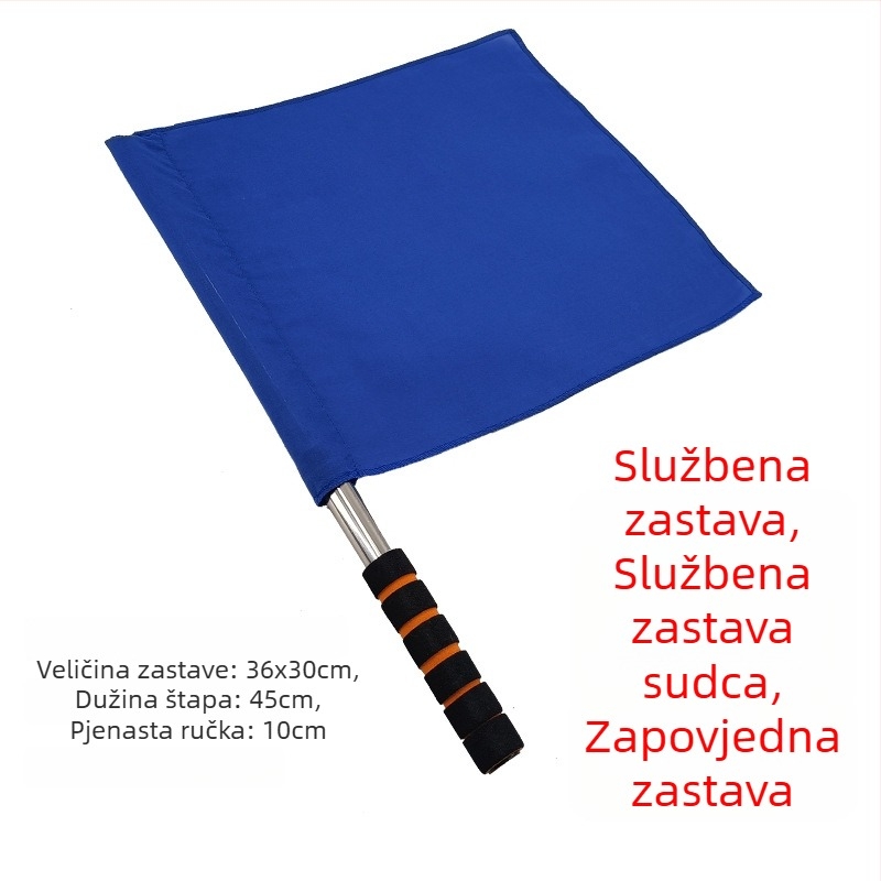 Set zastavica sudaca za trening atletike — bočne i krajnje zastavice, materijal poliester-pamuk | Kod proizvoda: A57121 | Marka: AOLY | Za nogomet, košarku i odbojku