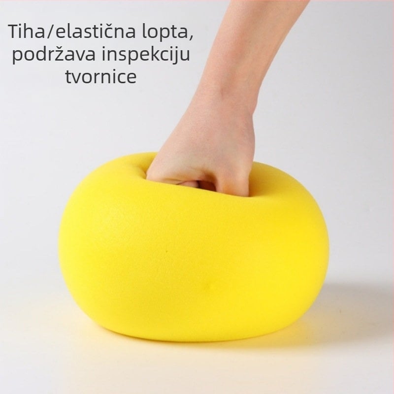 PU pjenasta joga lopta, tiha, ne-naduvljiva unutarnja lopta za fitness i igru, 140 g, mogućnost prilagodbe obrade