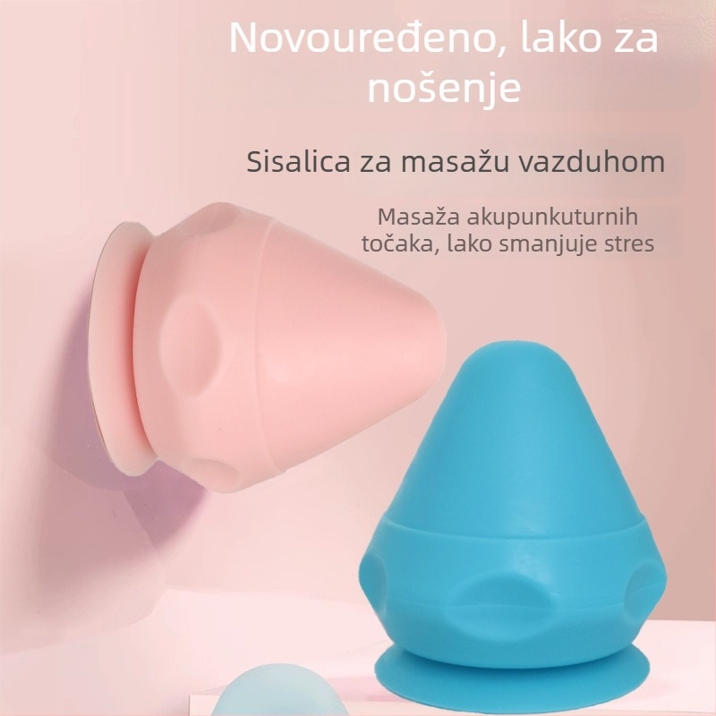 Masažna lopta za akupunkturne točke - TPE materijal, ne napuhuje, 89 g, za trčanje, zdravstveni masažni, fitness