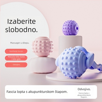 Yoga masažni štapić s valjkom za masažu nogu i cijelog tijela — branda Special, materijal Tpes, težina 80 g, Ne napuhava