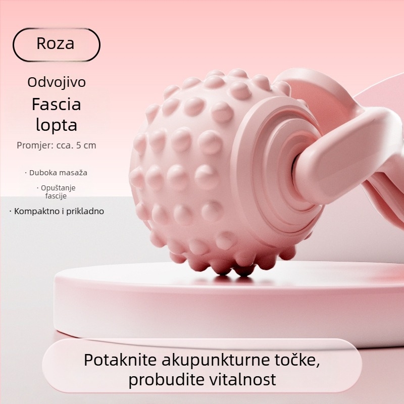 Yoga masažni štapić s valjkom za masažu nogu i cijelog tijela — branda Special, materijal Tpes, težina 80 g, Ne napuhava