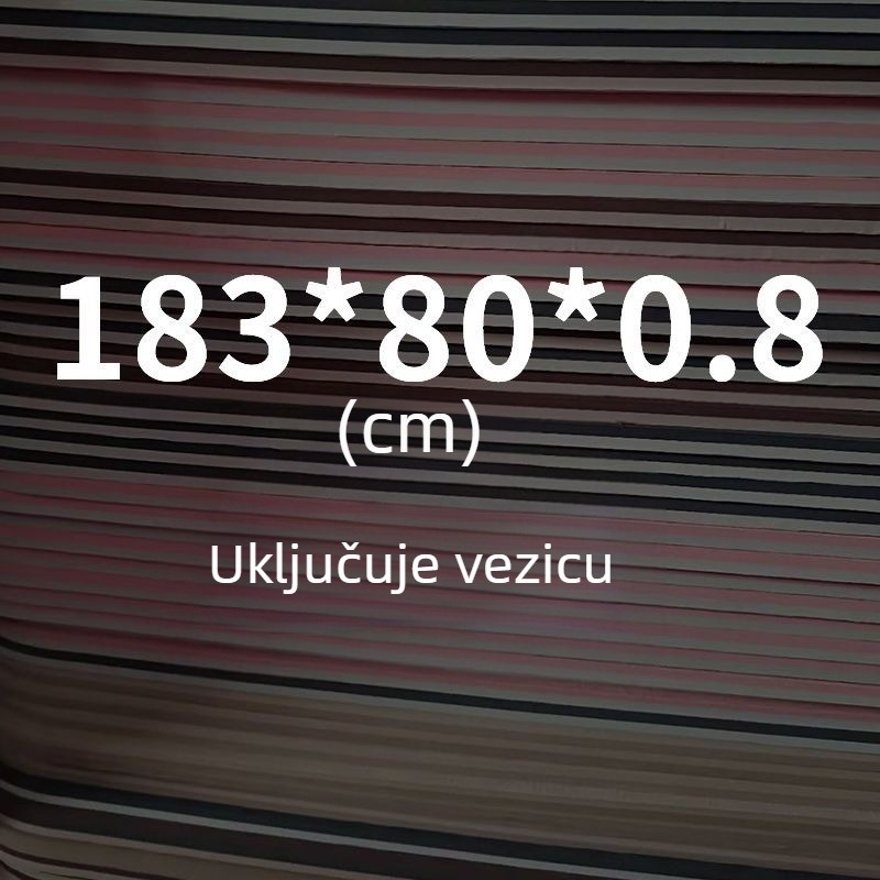 TPE joga prostirka - protuklizna, 3-dijelni set za kućnu upotrebu
