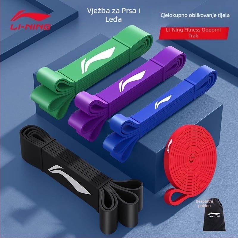 Li Ning Latex elastična traka otpora – za zgibove, podrška ramenima i leđima