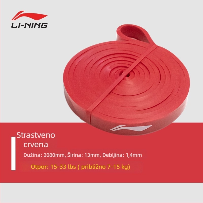 Li Ning Latex elastična traka otpora – za zgibove, podrška ramenima i leđima