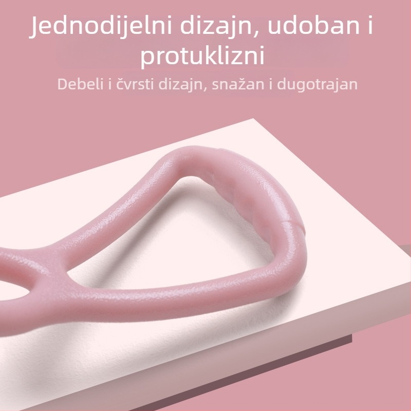 Youyou gumeni pojas za jogu za istezanje, 8-oblik pojas za leđa, ramena i vrat — kućni fitness uređaj
