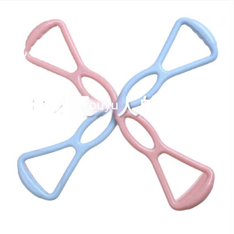 Youyou gumeni pojas za jogu za istezanje, 8-oblik pojas za leđa, ramena i vrat — kućni fitness uređaj