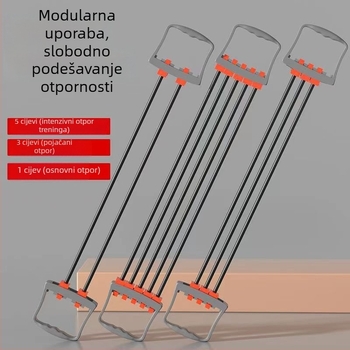 Proširivač prsnog koša – višenamjenski uređaj za trening mišića prsnog koša i ruku, materijal TPR, otpornost 5. razine, elastična traka, pogodna za djecu, tinejdžere i odrasle