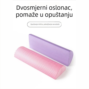 Polukružni EVA foam valjak za balans joge, kolonu i pilates – Tang luan