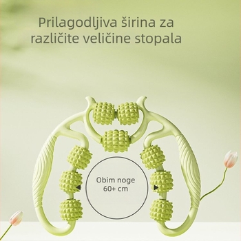 Klip za stopalo s valjkom — joga dodatak za fitness i masažu zdravlja