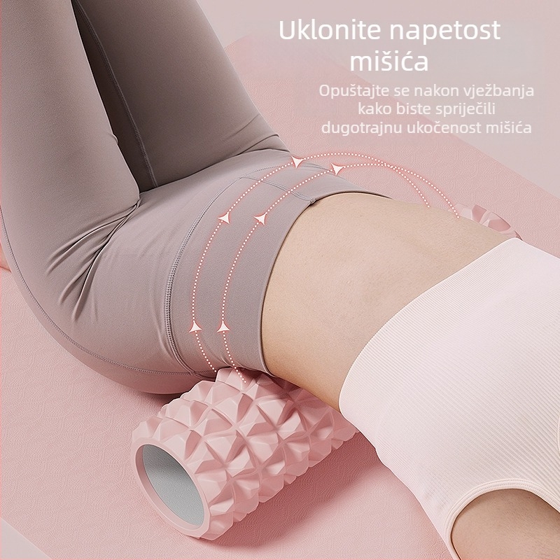 SanFan joga penasti valjak — šiljasti uzorak, šuplje jezgro, potpuna masaža tijela, EVA+PVC