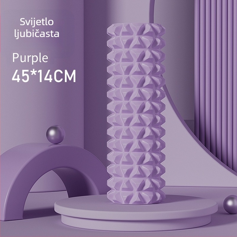 SanFan joga penasti valjak — šiljasti uzorak, šuplje jezgro, potpuna masaža tijela, EVA+PVC