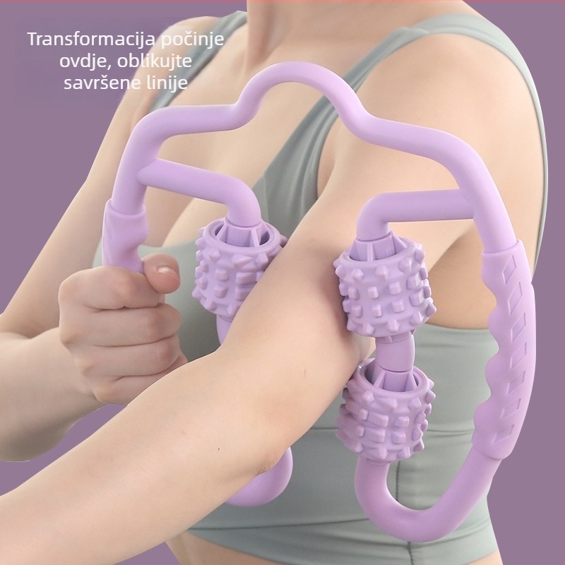 Joga masažni valjak u obliku prstena za ruke i noge, pjenasti valjak za listove i bedra, jednodijelni dizajn