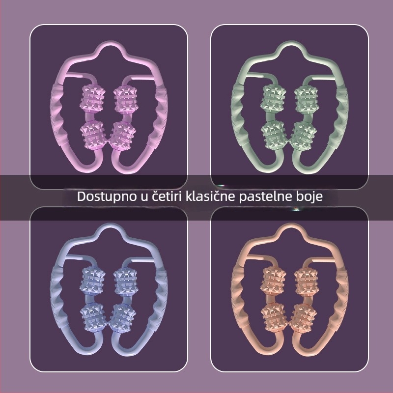 Joga masažni valjak u obliku prstena za ruke i noge, pjenasti valjak za listove i bedra, jednodijelni dizajn