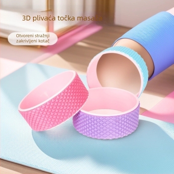 Penasti valjak za oslobađanje fascije bedara – masažni štapić i masažni valjak za noge, za fitness i bodybuilding – dodatak za jogu