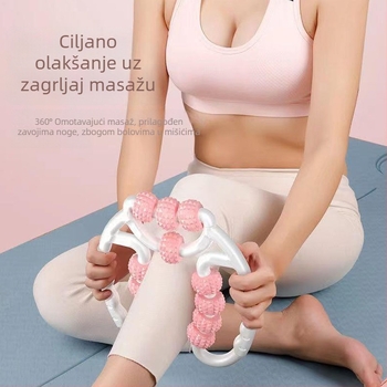 Xiangguan klip-roller za noge – masaža nogu, dodaci za jogu za fitness i oblikovanje tijela