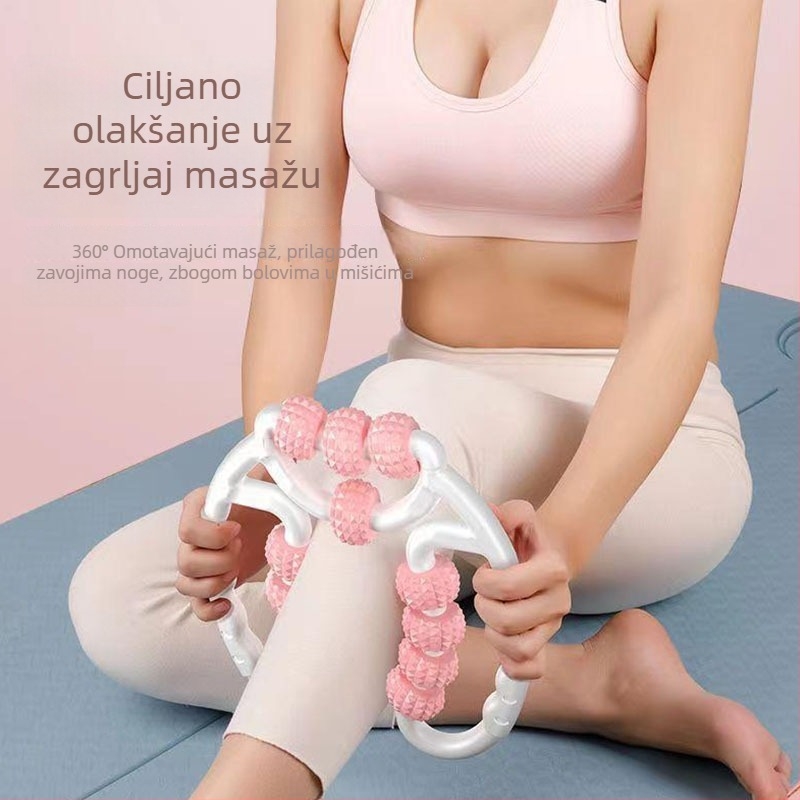 Xiangguan klip-roller za noge – masaža nogu, dodaci za jogu za fitness i oblikovanje tijela