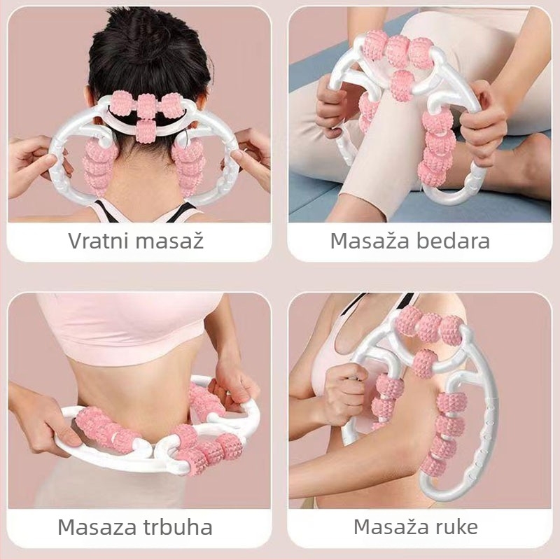 Xiangguan klip-roller za noge – masaža nogu, dodaci za jogu za fitness i oblikovanje tijela