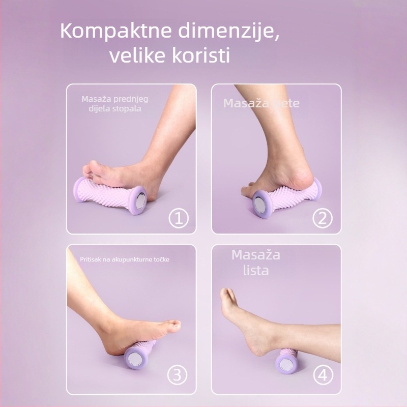 Kotačić za jogu za masažu plantarne fascije i mišićni valjak – kućni fitness uređaj
