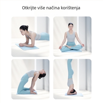 Joga podloga: Protuklizna, amortizira udarce, zaštita koljena i lakta; Materijal: TPE; Mogućnost prilagodbe