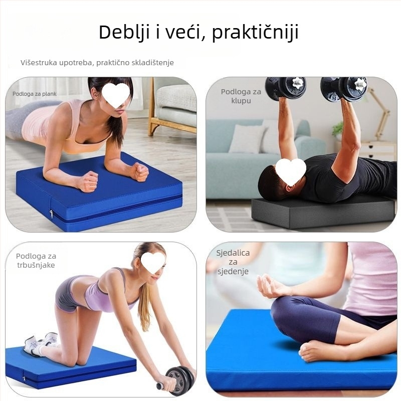 Joga prostirka za ravnotežu i trening jezgre – 6 mm nitril, materijal: nitril