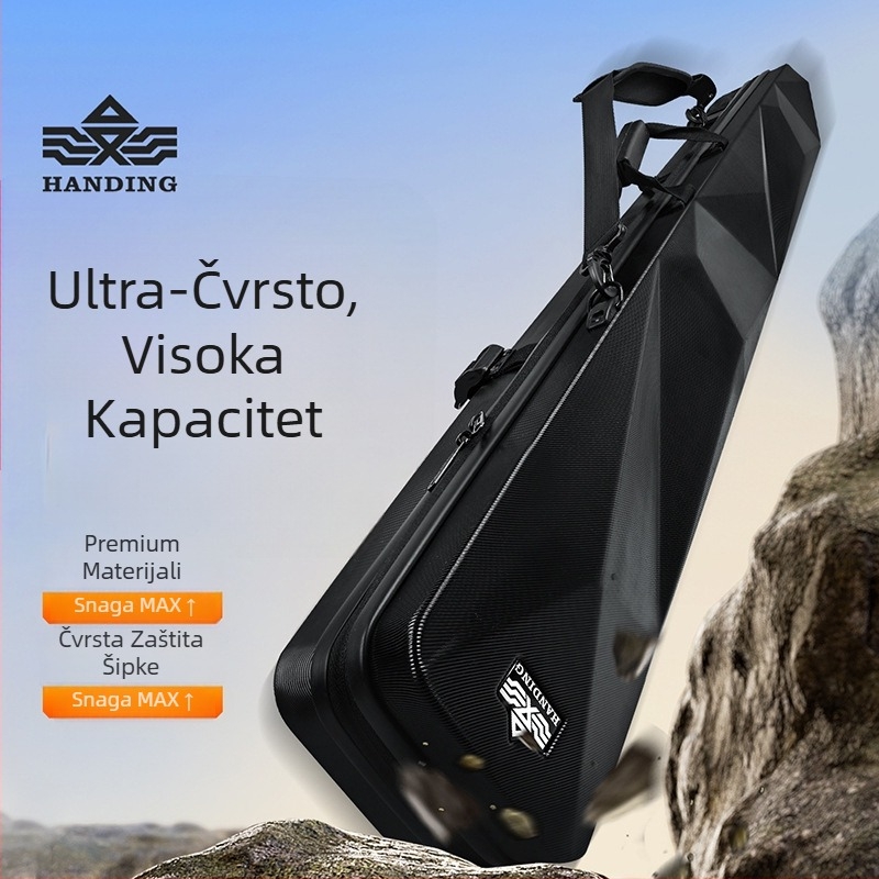 Handing Čvrsta Torba za Štapove – ABS Ribarska Torba s Zaštitom od udara (Brand: Handing; Materijal: ABS; Tip: Čvrsta torba za štapove; Upotreba: Ribolov; Značajka: Zaštita od udara)