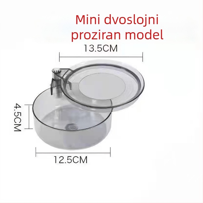 Magnetska posuda za mamce – ABS plast, dvostruki dizajn, posuda za tri bacanja, ribolovni pribor