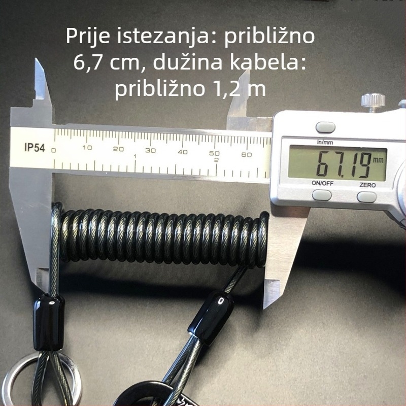 SUNKO opružno čelično užad za vanjsku planinarenje i ribolov — aluminijska legura, čelik, PU; podrijetlo Kina