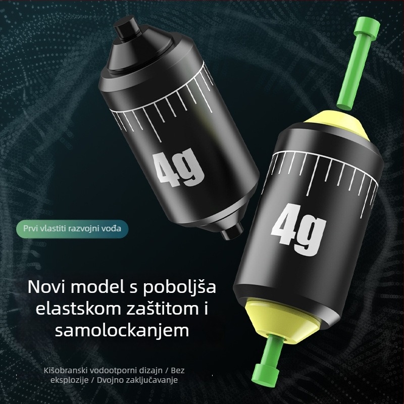 Glavna ribolovna linija s ojačanim bezuzljivim prstenom u obliku osmine i dijamantnim čvorom; najlon