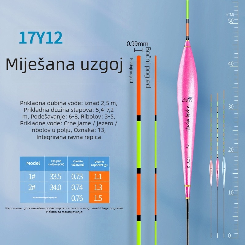 Nano pluta za ribolov – vertikalni drift, nano materijal, marka Leisurely person