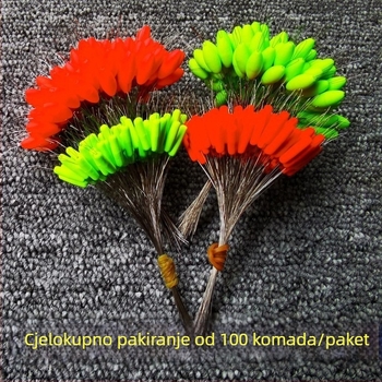 Pluta od pjene sa sedam zvjezdica, cilindrični oblik, maslinastog oblika dizajn za tradicionalni ribolov