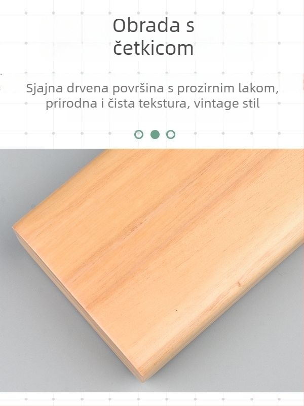 Dream drvena kutija za opremu za pecanje s velikim kapacitetom i višenamjenska