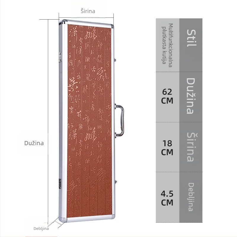 Kutija za plovke od aluminijske legure, produžena, velika kapaciteta, višestruka namjena (Podrijetlo: Kina; Materijal: Aluminij; Marka: Druga; Nema privatne marke)
