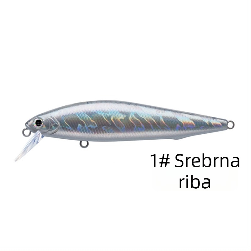 Nástraha za duga bacanja: potopni minnow sa srebrnom oštricom; minnow sa srebrnom oštricom i Dead Fly sustav