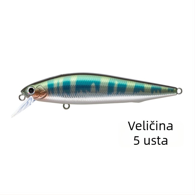 Nástraha za duga bacanja: potopni minnow sa srebrnom oštricom; minnow sa srebrnom oštricom i Dead Fly sustav
