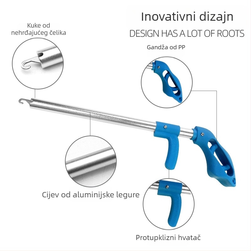 Atisen set alata za ribolov – uklanjivanje kuka, alat za vezivanje kuka, nož za ribu; Marka: Atisen; Porijeklo: Kina; Materijali: 420SS, aluminij, PP, TPR