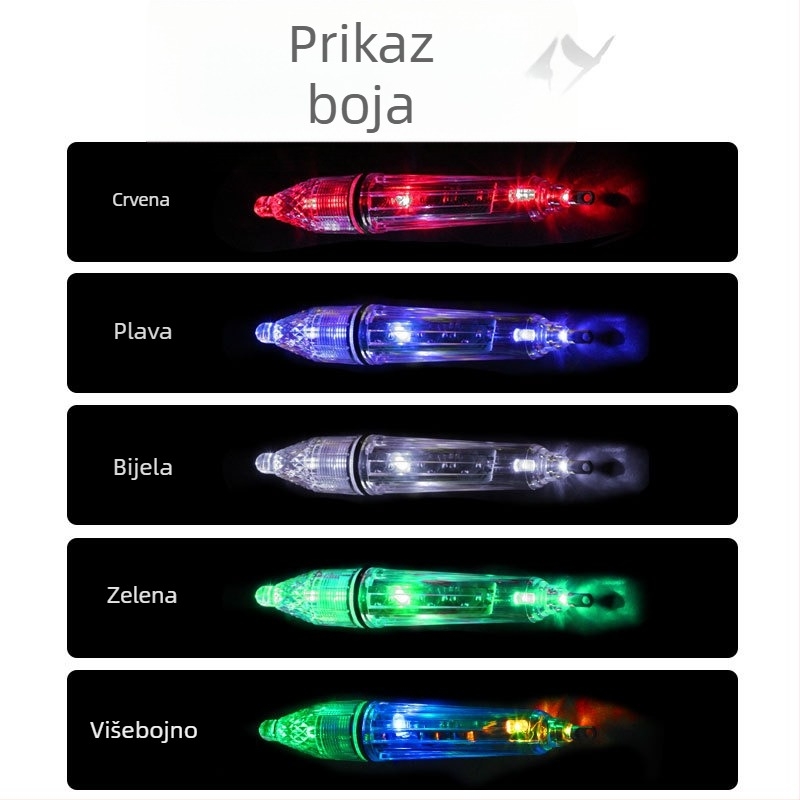 SHARESHARK Podvodna svjetiljka za ribolov — za more i slatkovodne vode, dubinska lampa za privlačenje ribe i kalamara