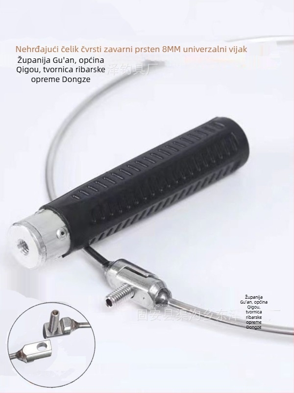 Prijenosna mreža za prijevoz ribe – za velike ribe, okvir od nehrđajućeg čelika i aluminij, mreža s džepom